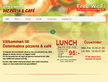 Tablet Screenshot of ostermalmspizzeria.se